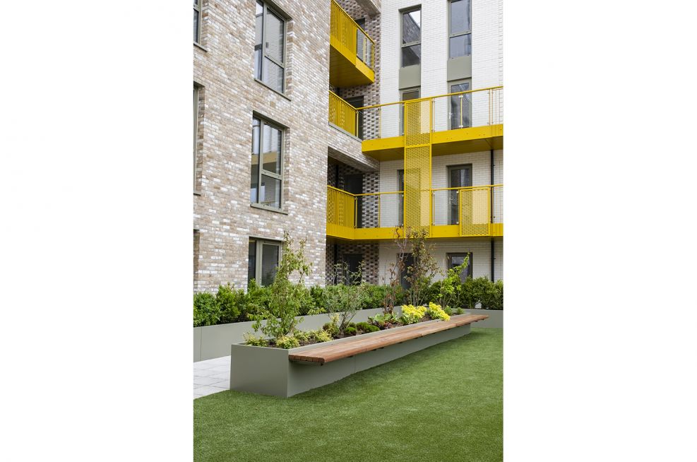 Telford Homes The Upton Park, London. Bespoke Landscape